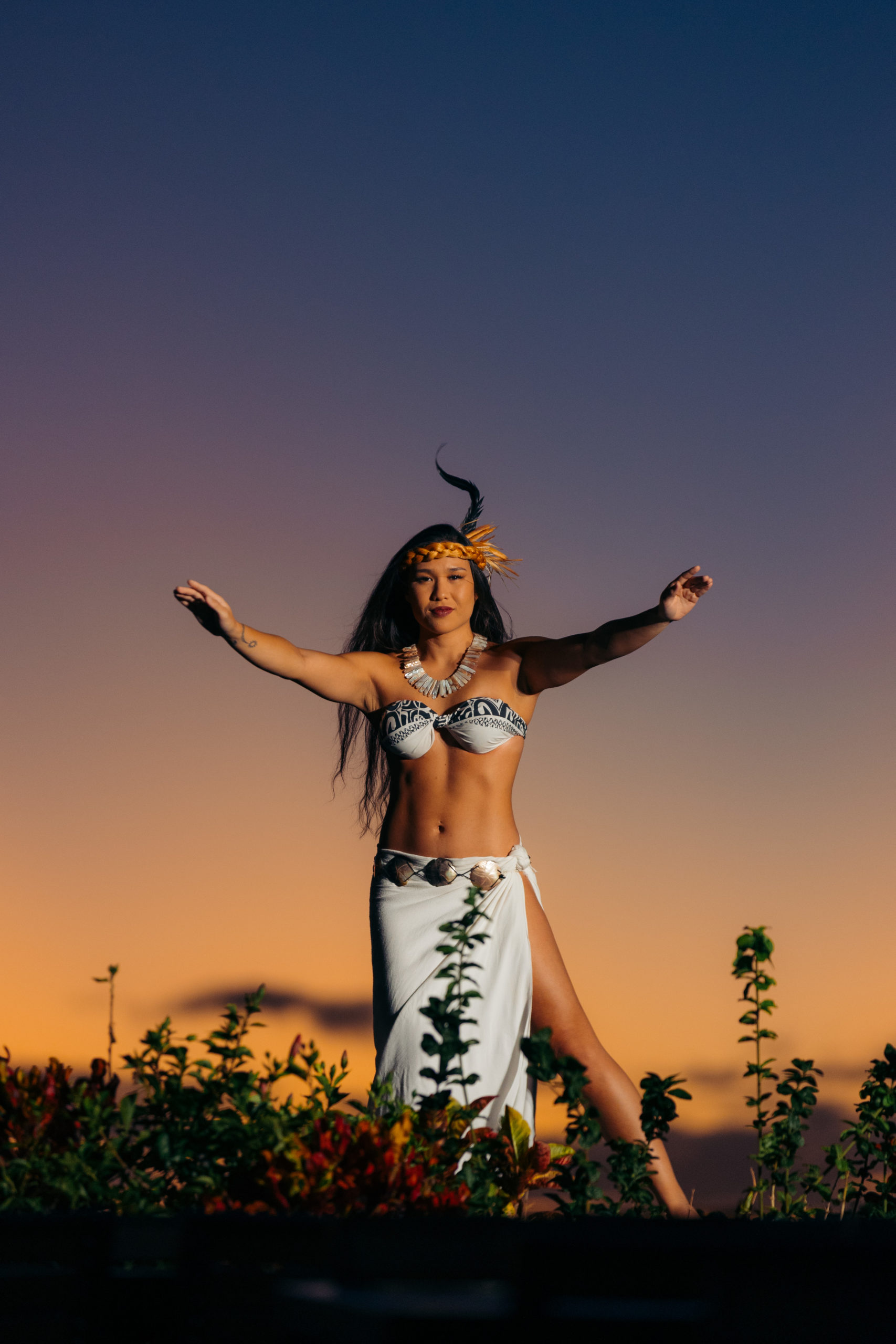 Oceanfront Luau Dancer